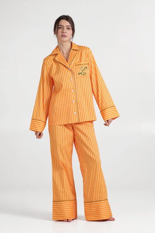 Довгий піжамний комплект Very Berry — Clementine